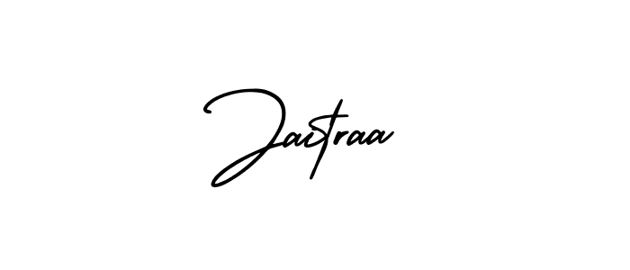 Jaitraa stylish signature style. Best Handwritten Sign (AmerikaSignatureDemo-Regular) for my name. Handwritten Signature Collection Ideas for my name Jaitraa. Jaitraa signature style 3 images and pictures png