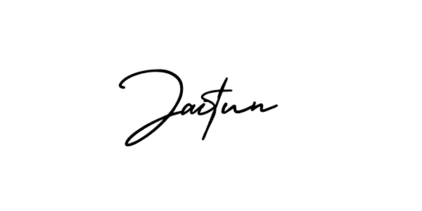 Also we have Jaitun name is the best signature style. Create professional handwritten signature collection using AmerikaSignatureDemo-Regular autograph style. Jaitun signature style 3 images and pictures png