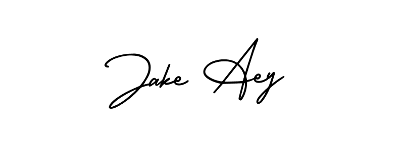Jake Aey stylish signature style. Best Handwritten Sign (AmerikaSignatureDemo-Regular) for my name. Handwritten Signature Collection Ideas for my name Jake Aey. Jake Aey signature style 3 images and pictures png
