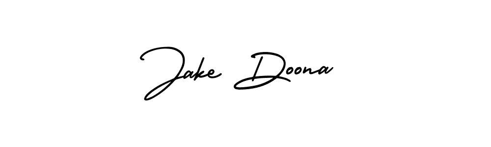Make a beautiful signature design for name Jake Doona. With this signature (AmerikaSignatureDemo-Regular) style, you can create a handwritten signature for free. Jake Doona signature style 3 images and pictures png