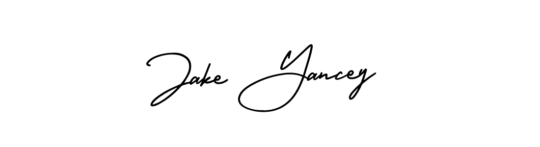 Check out images of Autograph of Jake Yancey name. Actor Jake Yancey Signature Style. AmerikaSignatureDemo-Regular is a professional sign style online. Jake Yancey signature style 3 images and pictures png