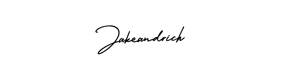 This is the best signature style for the Jakeandrich name. Also you like these signature font (AmerikaSignatureDemo-Regular). Mix name signature. Jakeandrich signature style 3 images and pictures png