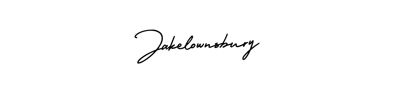 Use a signature maker to create a handwritten signature online. With this signature software, you can design (AmerikaSignatureDemo-Regular) your own signature for name Jakelownsbury. Jakelownsbury signature style 3 images and pictures png