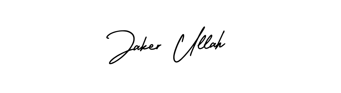 This is the best signature style for the Jaker Ullah name. Also you like these signature font (AmerikaSignatureDemo-Regular). Mix name signature. Jaker Ullah signature style 3 images and pictures png
