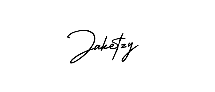 Jaketzy stylish signature style. Best Handwritten Sign (AmerikaSignatureDemo-Regular) for my name. Handwritten Signature Collection Ideas for my name Jaketzy. Jaketzy signature style 3 images and pictures png