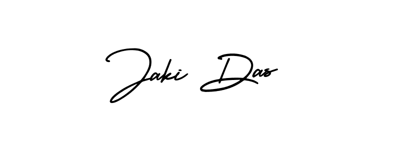 Use a signature maker to create a handwritten signature online. With this signature software, you can design (AmerikaSignatureDemo-Regular) your own signature for name Jaki Das. Jaki Das signature style 3 images and pictures png