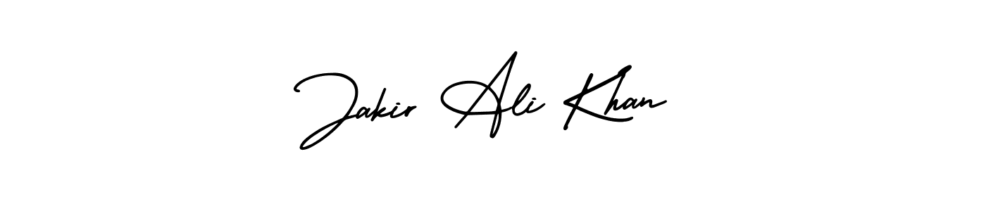 Design your own signature with our free online signature maker. With this signature software, you can create a handwritten (AmerikaSignatureDemo-Regular) signature for name Jakir Ali Khan. Jakir Ali Khan signature style 3 images and pictures png