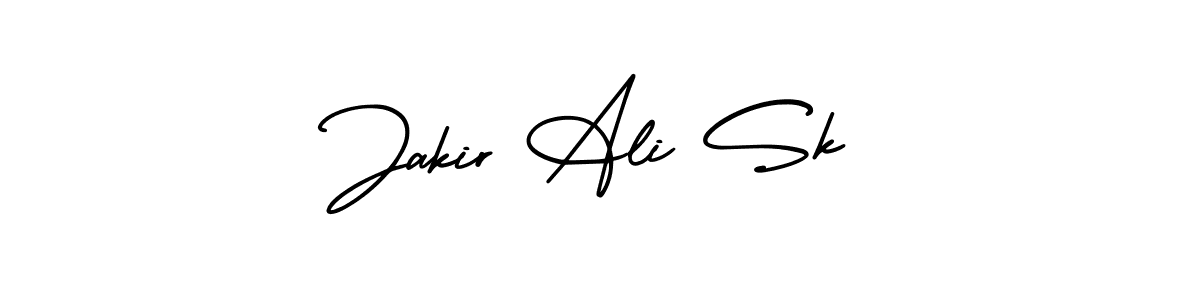 Make a beautiful signature design for name Jakir Ali Sk. With this signature (AmerikaSignatureDemo-Regular) style, you can create a handwritten signature for free. Jakir Ali Sk signature style 3 images and pictures png