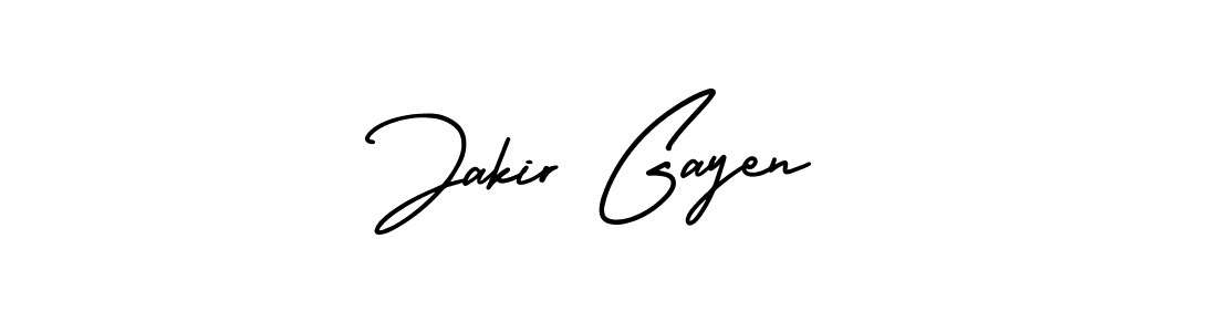 Create a beautiful signature design for name Jakir Gayen. With this signature (AmerikaSignatureDemo-Regular) fonts, you can make a handwritten signature for free. Jakir Gayen signature style 3 images and pictures png