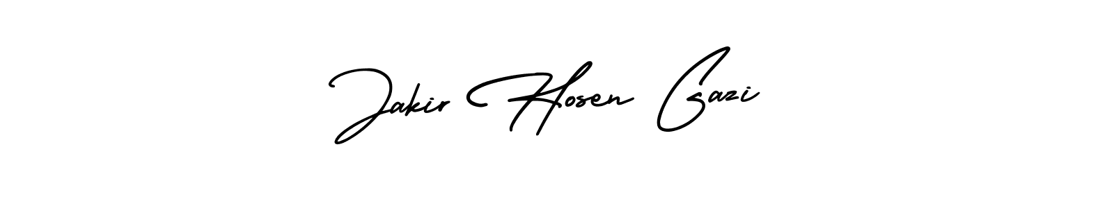 Also You can easily find your signature by using the search form. We will create Jakir Hosen Gazi name handwritten signature images for you free of cost using AmerikaSignatureDemo-Regular sign style. Jakir Hosen Gazi signature style 3 images and pictures png