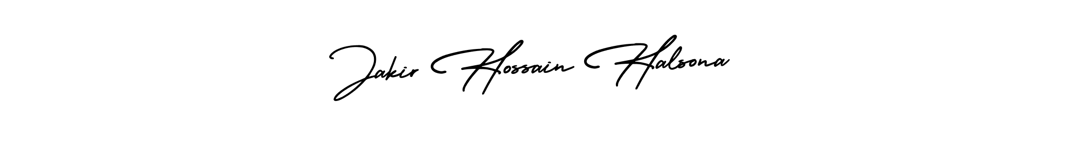 Also we have Jakir Hossain Halsona name is the best signature style. Create professional handwritten signature collection using AmerikaSignatureDemo-Regular autograph style. Jakir Hossain Halsona signature style 3 images and pictures png