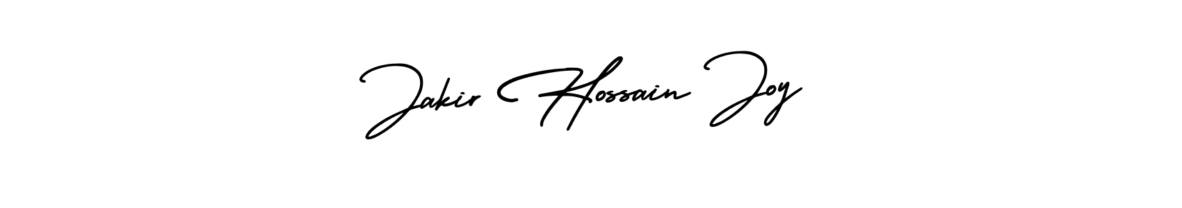 Jakir Hossain Joy stylish signature style. Best Handwritten Sign (AmerikaSignatureDemo-Regular) for my name. Handwritten Signature Collection Ideas for my name Jakir Hossain Joy. Jakir Hossain Joy signature style 3 images and pictures png