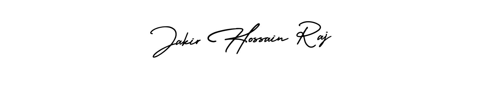 This is the best signature style for the Jakir Hossain Raj name. Also you like these signature font (AmerikaSignatureDemo-Regular). Mix name signature. Jakir Hossain Raj signature style 3 images and pictures png