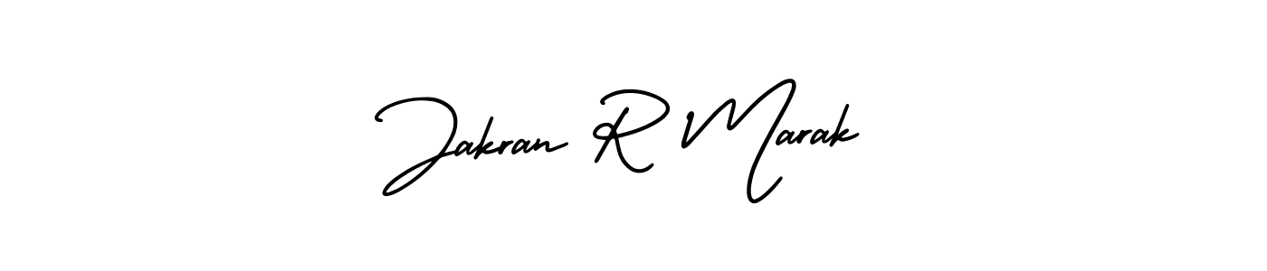 AmerikaSignatureDemo-Regular is a professional signature style that is perfect for those who want to add a touch of class to their signature. It is also a great choice for those who want to make their signature more unique. Get Jakran R Marak name to fancy signature for free. Jakran R Marak signature style 3 images and pictures png