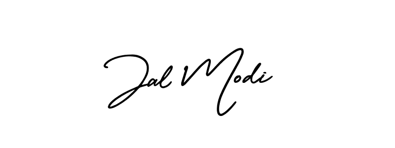 The best way (AmerikaSignatureDemo-Regular) to make a short signature is to pick only two or three words in your name. The name Jal Modi include a total of six letters. For converting this name. Jal Modi signature style 3 images and pictures png