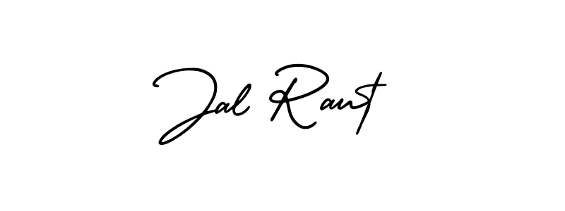 How to make Jal Raut name signature. Use AmerikaSignatureDemo-Regular style for creating short signs online. This is the latest handwritten sign. Jal Raut signature style 3 images and pictures png