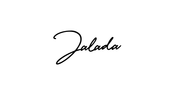 Best and Professional Signature Style for Jalada. AmerikaSignatureDemo-Regular Best Signature Style Collection. Jalada signature style 3 images and pictures png