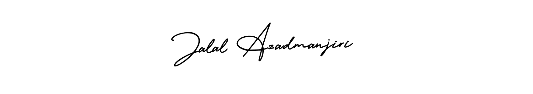 Jalal Azadmanjiri stylish signature style. Best Handwritten Sign (AmerikaSignatureDemo-Regular) for my name. Handwritten Signature Collection Ideas for my name Jalal Azadmanjiri. Jalal Azadmanjiri signature style 3 images and pictures png