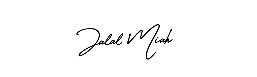 How to make Jalal Miah signature? AmerikaSignatureDemo-Regular is a professional autograph style. Create handwritten signature for Jalal Miah name. Jalal Miah signature style 3 images and pictures png