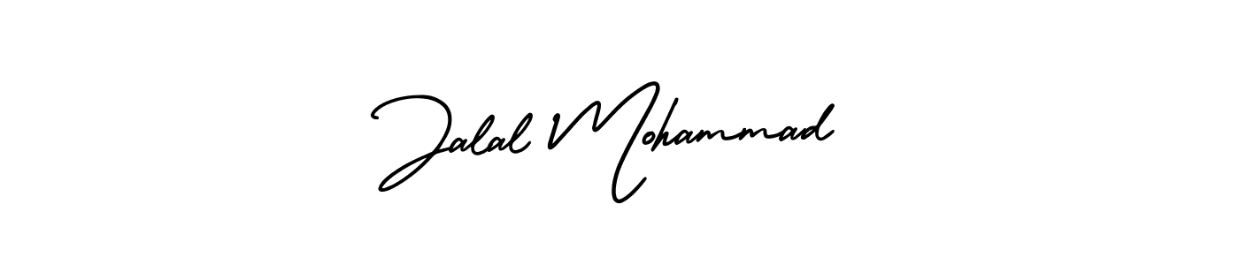 Make a beautiful signature design for name Jalal Mohammad. With this signature (AmerikaSignatureDemo-Regular) style, you can create a handwritten signature for free. Jalal Mohammad signature style 3 images and pictures png