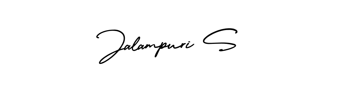 Make a beautiful signature design for name Jalampuri S. With this signature (AmerikaSignatureDemo-Regular) style, you can create a handwritten signature for free. Jalampuri S signature style 3 images and pictures png