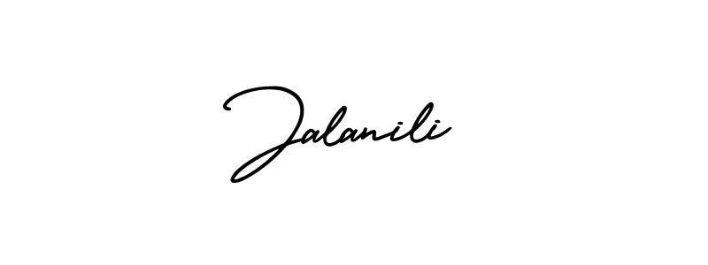 Also we have Jalanili name is the best signature style. Create professional handwritten signature collection using AmerikaSignatureDemo-Regular autograph style. Jalanili signature style 3 images and pictures png