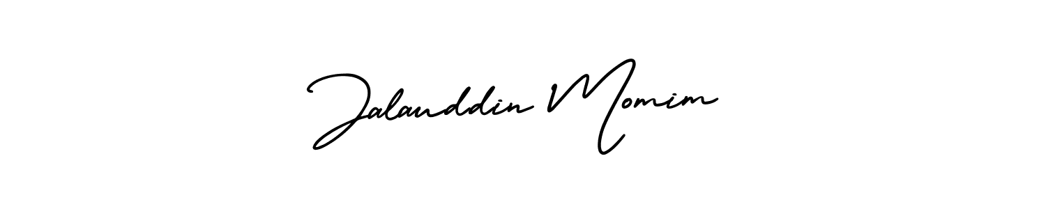 Create a beautiful signature design for name Jalauddin Momim. With this signature (AmerikaSignatureDemo-Regular) fonts, you can make a handwritten signature for free. Jalauddin Momim signature style 3 images and pictures png