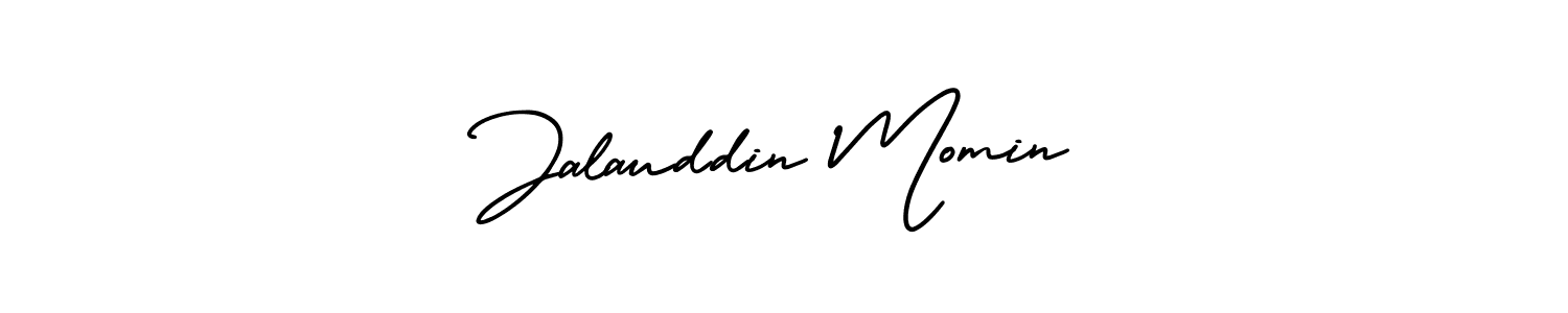 Create a beautiful signature design for name Jalauddin Momin. With this signature (AmerikaSignatureDemo-Regular) fonts, you can make a handwritten signature for free. Jalauddin Momin signature style 3 images and pictures png
