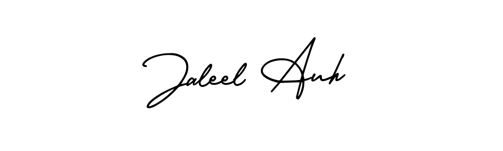 Make a short Jaleel Auh signature style. Manage your documents anywhere anytime using AmerikaSignatureDemo-Regular. Create and add eSignatures, submit forms, share and send files easily. Jaleel Auh signature style 3 images and pictures png