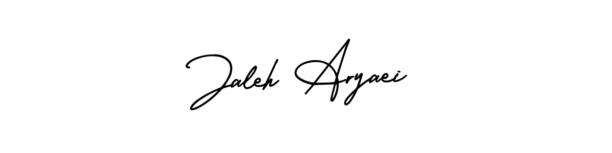 How to make Jaleh Aryaei name signature. Use AmerikaSignatureDemo-Regular style for creating short signs online. This is the latest handwritten sign. Jaleh Aryaei signature style 3 images and pictures png