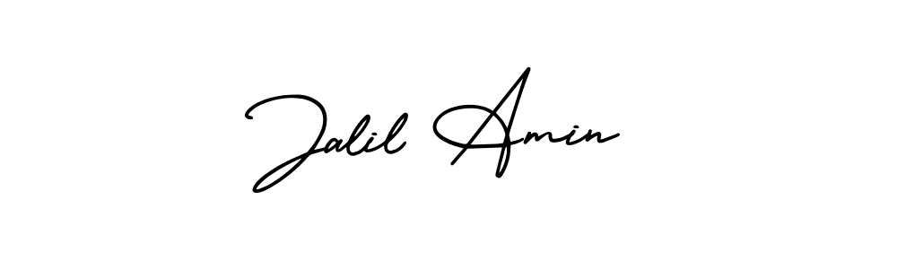 Make a beautiful signature design for name Jalil Amin. Use this online signature maker to create a handwritten signature for free. Jalil Amin signature style 3 images and pictures png