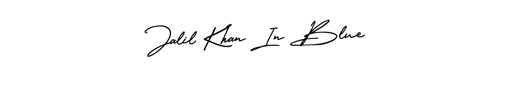 Once you've used our free online signature maker to create your best signature AmerikaSignatureDemo-Regular style, it's time to enjoy all of the benefits that Jalil Khan In Blue name signing documents. Jalil Khan In Blue signature style 3 images and pictures png