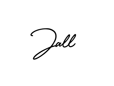 Make a beautiful signature design for name Jall. With this signature (AmerikaSignatureDemo-Regular) style, you can create a handwritten signature for free. Jall signature style 3 images and pictures png