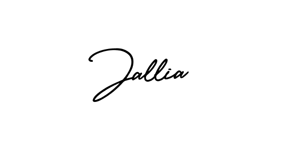 Similarly AmerikaSignatureDemo-Regular is the best handwritten signature design. Signature creator online .You can use it as an online autograph creator for name Jallia. Jallia signature style 3 images and pictures png