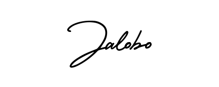 Enhance your business communications with Jalobo signature in AmerikaSignatureDemo-Regular lettering. Clean, modern, and universally compatible. Jalobo signature style 3 images and pictures png