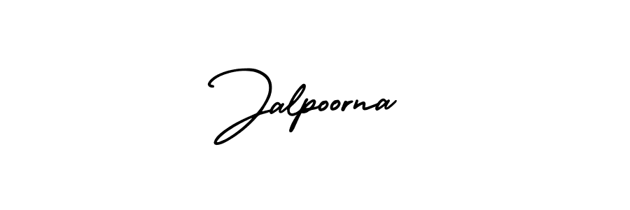 Create a beautiful signature design for name Jalpoorna. With this signature (AmerikaSignatureDemo-Regular) fonts, you can make a handwritten signature for free. Jalpoorna signature style 3 images and pictures png
