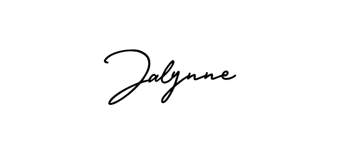 Make a beautiful signature design for name Jalynne. With this signature (AmerikaSignatureDemo-Regular) style, you can create a handwritten signature for free. Jalynne signature style 3 images and pictures png