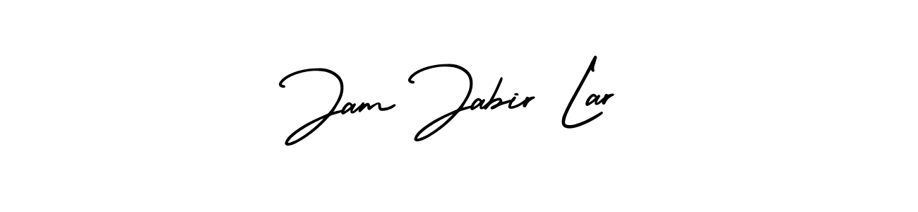 It looks lik you need a new signature style for name Jam Jabir Lar. Design unique handwritten (AmerikaSignatureDemo-Regular) signature with our free signature maker in just a few clicks. Jam Jabir Lar signature style 3 images and pictures png