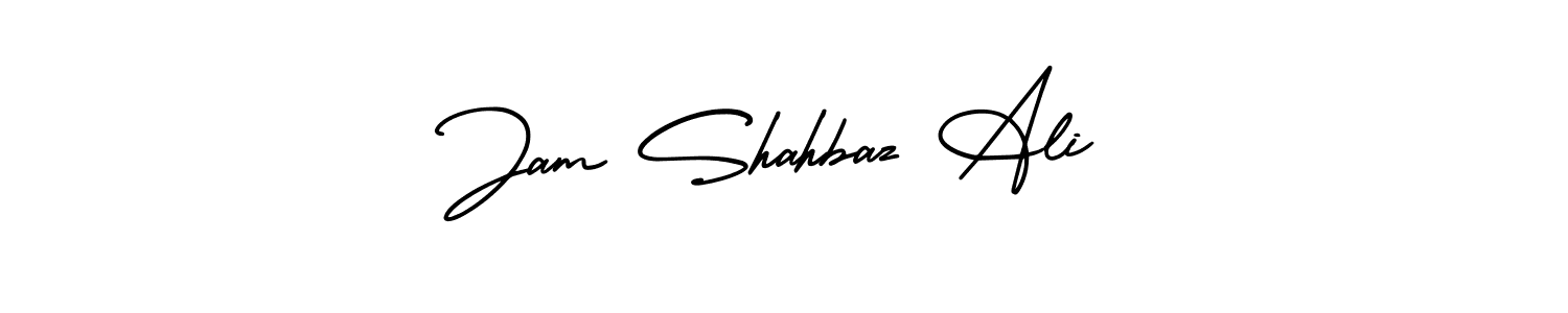 Make a beautiful signature design for name Jam Shahbaz Ali. With this signature (AmerikaSignatureDemo-Regular) style, you can create a handwritten signature for free. Jam Shahbaz Ali signature style 3 images and pictures png