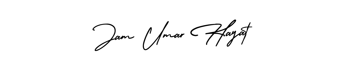 How to make Jam Umar Hayat signature? AmerikaSignatureDemo-Regular is a professional autograph style. Create handwritten signature for Jam Umar Hayat name. Jam Umar Hayat signature style 3 images and pictures png