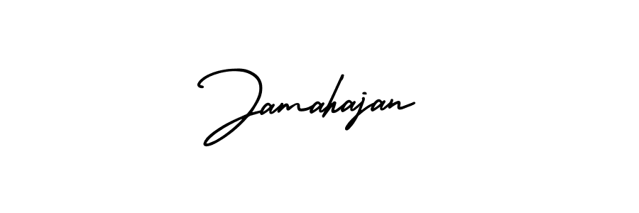 How to make Jamahajan signature? AmerikaSignatureDemo-Regular is a professional autograph style. Create handwritten signature for Jamahajan name. Jamahajan signature style 3 images and pictures png