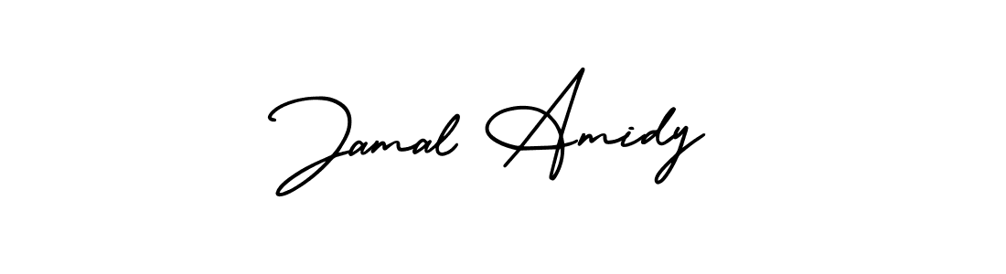 Also You can easily find your signature by using the search form. We will create Jamal Amidy name handwritten signature images for you free of cost using AmerikaSignatureDemo-Regular sign style. Jamal Amidy signature style 3 images and pictures png