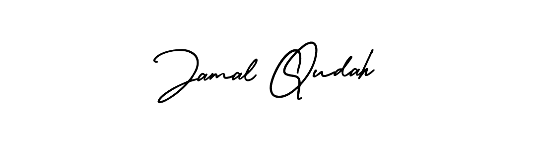 Create a beautiful signature design for name Jamal Qudah. With this signature (AmerikaSignatureDemo-Regular) fonts, you can make a handwritten signature for free. Jamal Qudah signature style 3 images and pictures png