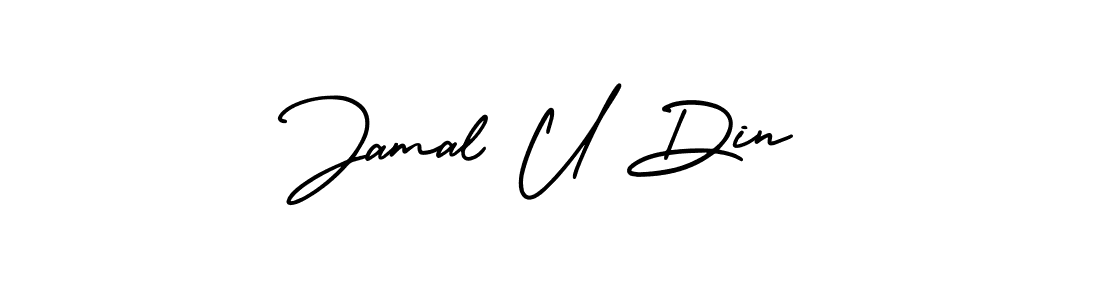 You can use this online signature creator to create a handwritten signature for the name Jamal U Din. This is the best online autograph maker. Jamal U Din signature style 3 images and pictures png