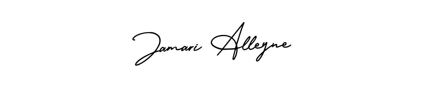 It looks lik you need a new signature style for name Jamari Alleyne. Design unique handwritten (AmerikaSignatureDemo-Regular) signature with our free signature maker in just a few clicks. Jamari Alleyne signature style 3 images and pictures png