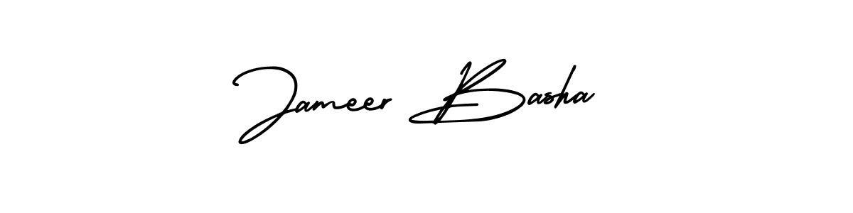 This is the best signature style for the Jameer Basha name. Also you like these signature font (AmerikaSignatureDemo-Regular). Mix name signature. Jameer Basha signature style 3 images and pictures png