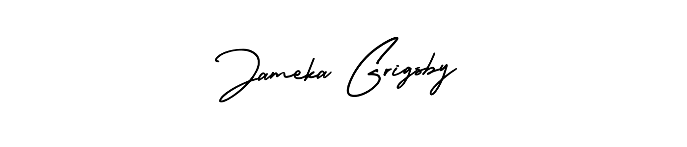 Make a beautiful signature design for name Jameka Grigsby. Use this online signature maker to create a handwritten signature for free. Jameka Grigsby signature style 3 images and pictures png