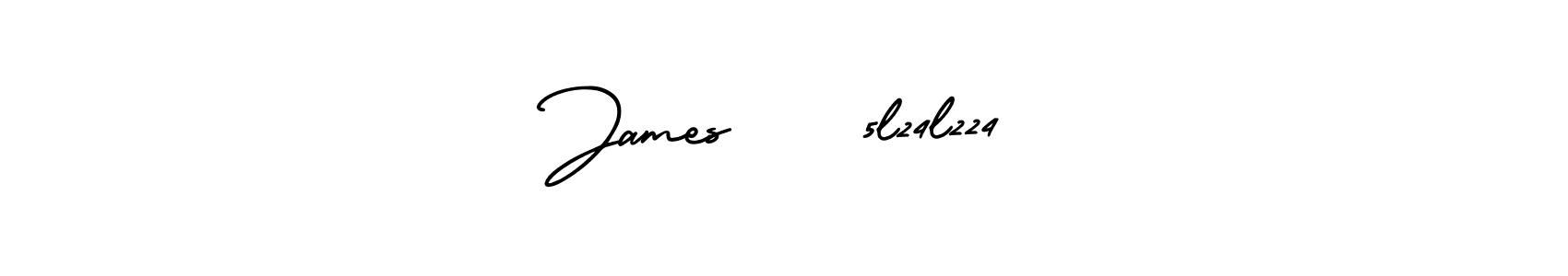 Also You can easily find your signature by using the search form. We will create James    5l24l224 name handwritten signature images for you free of cost using AmerikaSignatureDemo-Regular sign style. James    5l24l224 signature style 3 images and pictures png