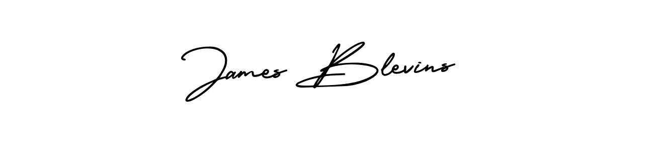 How to make James Blevins signature? AmerikaSignatureDemo-Regular is a professional autograph style. Create handwritten signature for James Blevins name. James Blevins signature style 3 images and pictures png