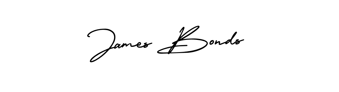 James Bonds stylish signature style. Best Handwritten Sign (AmerikaSignatureDemo-Regular) for my name. Handwritten Signature Collection Ideas for my name James Bonds. James Bonds signature style 3 images and pictures png